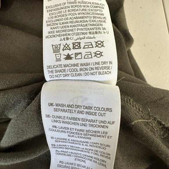 Boden Marcia Maxi Dress Green Floral Embroidered Size 8 - Picture 11 of 12